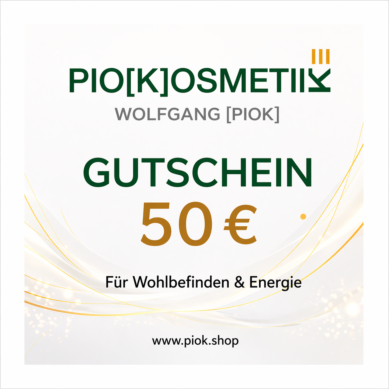 Pio[K] 50€ Wert Gutschein