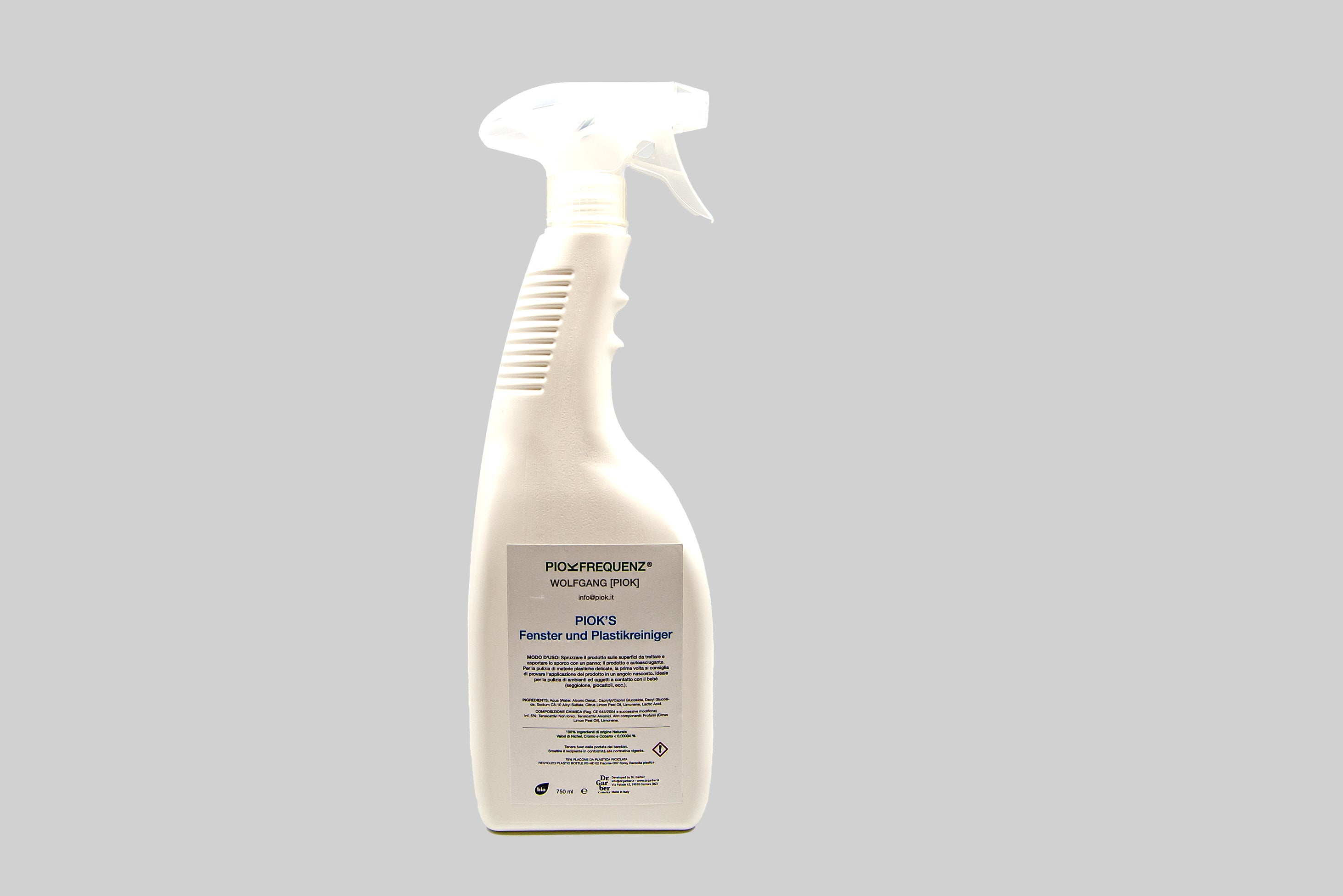 Fenster und Plastikreiniger 750 ml