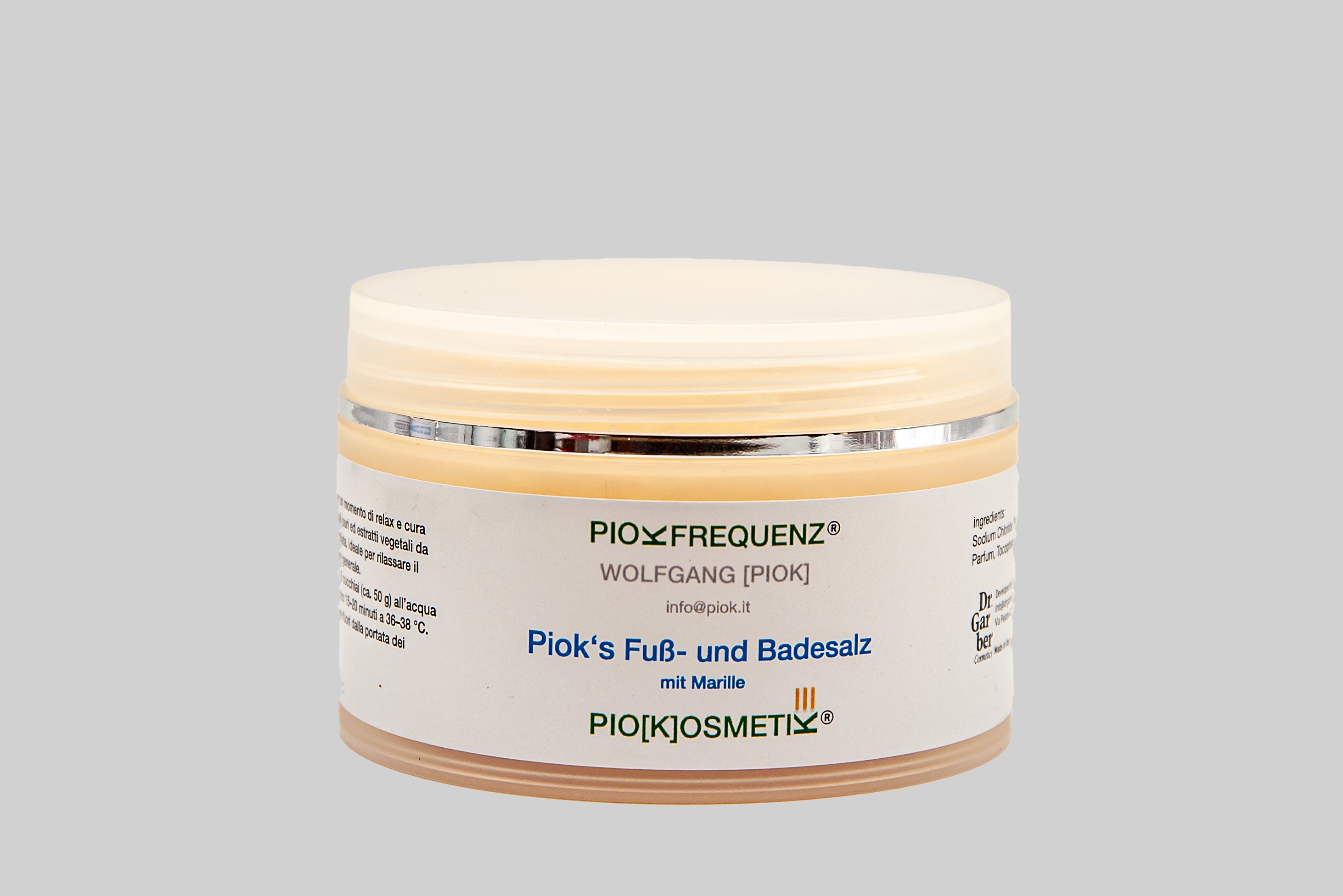 Marille-Fuss und Badesalz Marille 250g