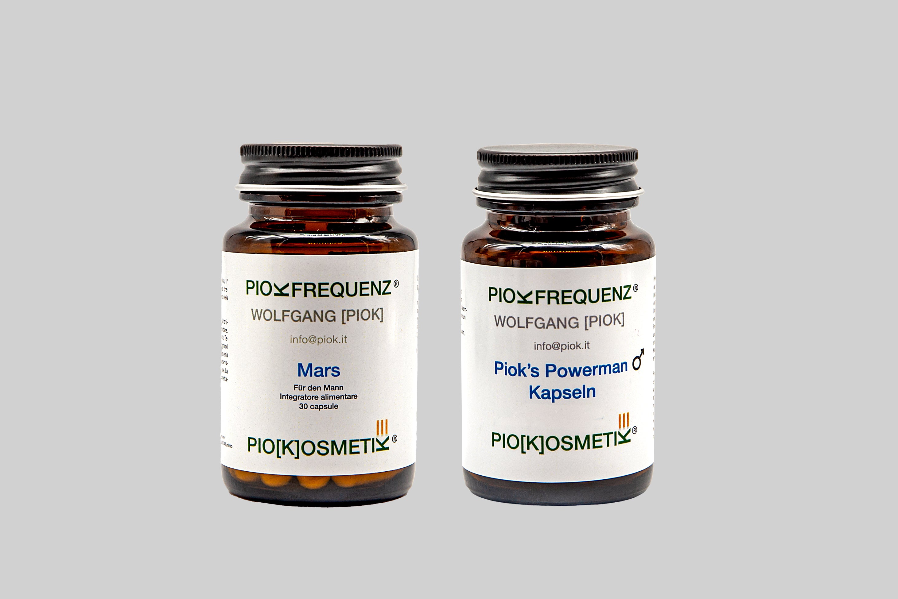 Piok`s Mars und Powerman Kapseln