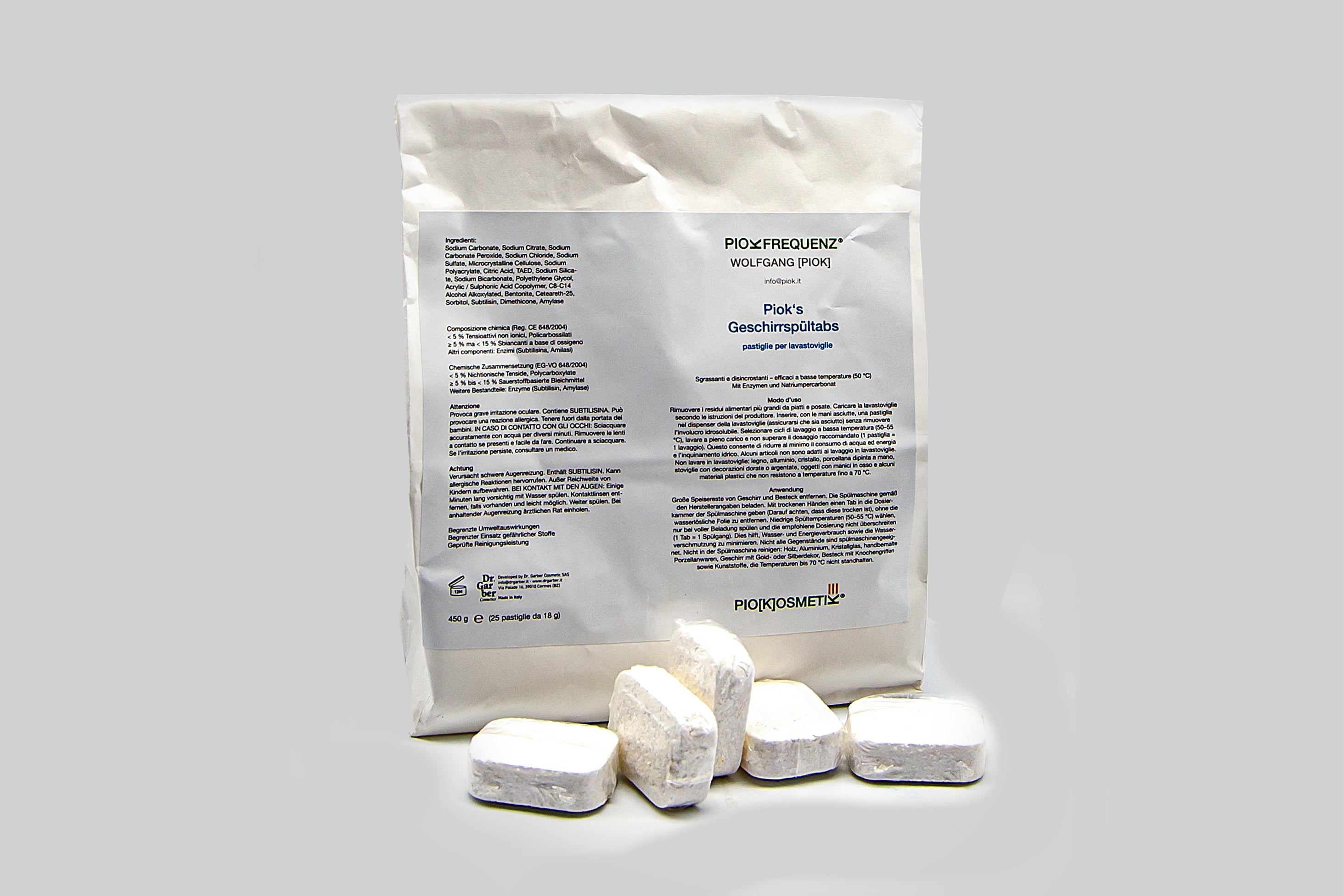Geschirrpülmaschinentabs 25 Stück
